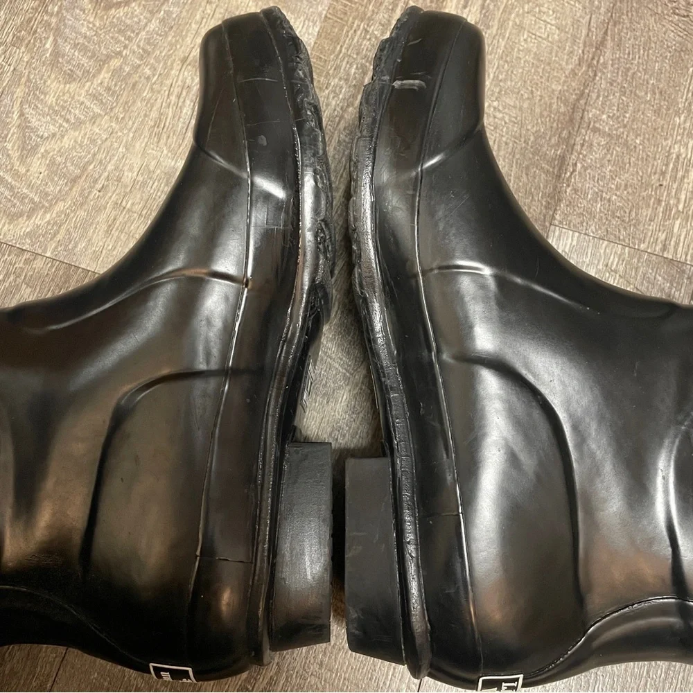 L.L. Bean Women's Black Winter‎ Rain Boots size 10
